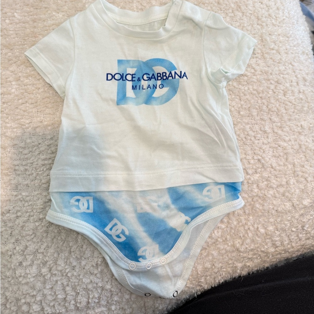Dolce & Gabbana baby onesie and hat